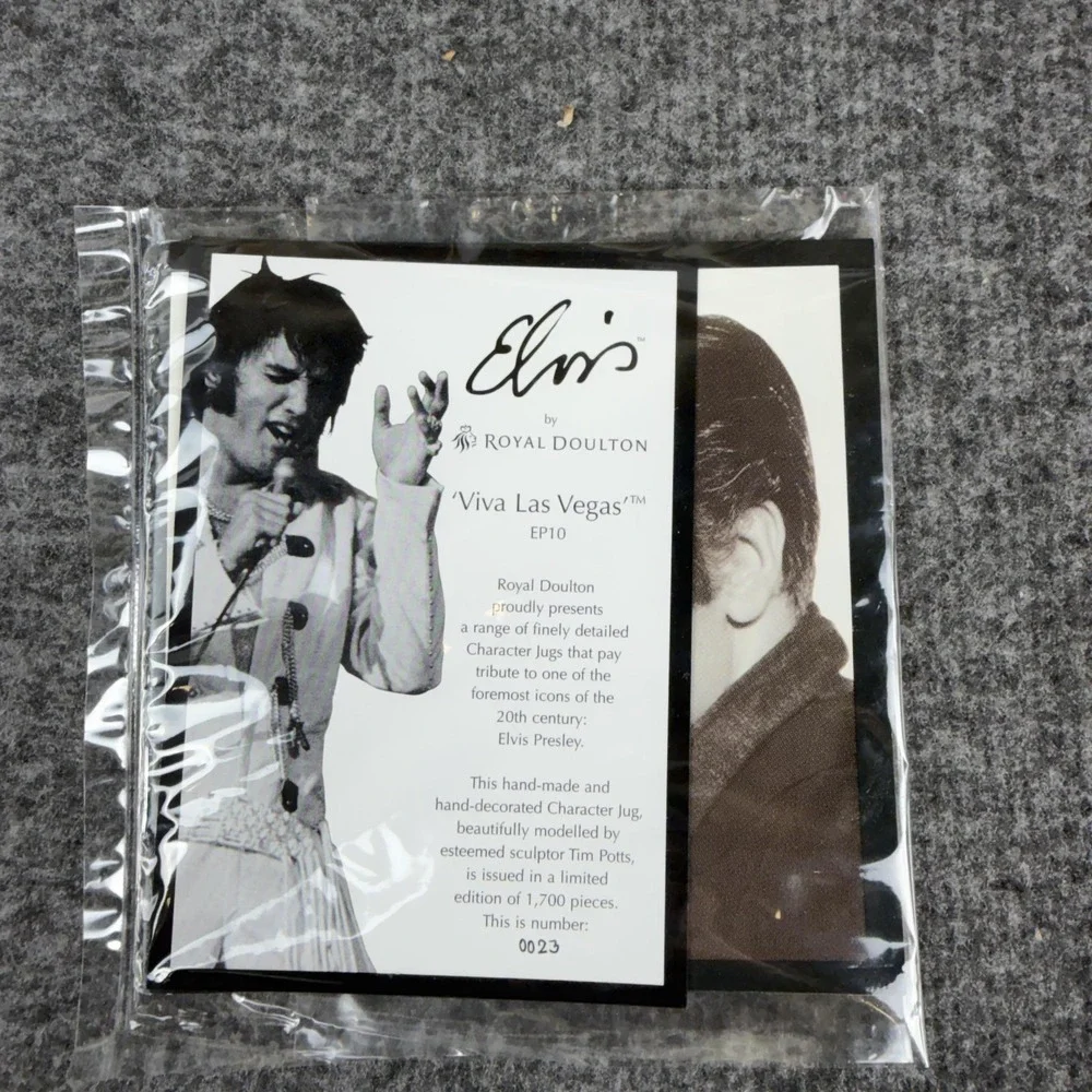 Royal Doulton Elvis Presley Viva Las Vegas TCB Character Jug EP10 Ltd‎ Ed Box